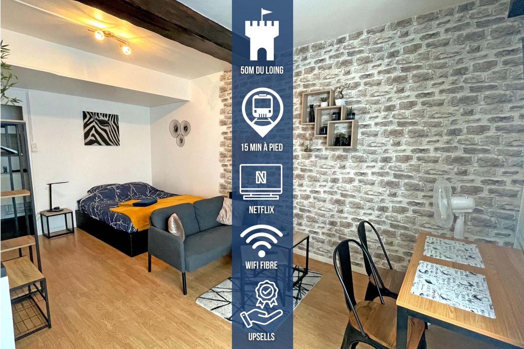 Cosy Studio - 50M Du Loing - Hyper-Centre 모레쉬르루앙 외부 사진